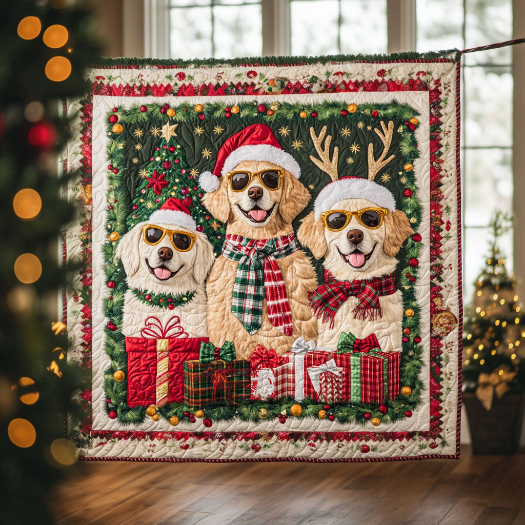 Golden Retriever Pasture WN15080049CL Quilt