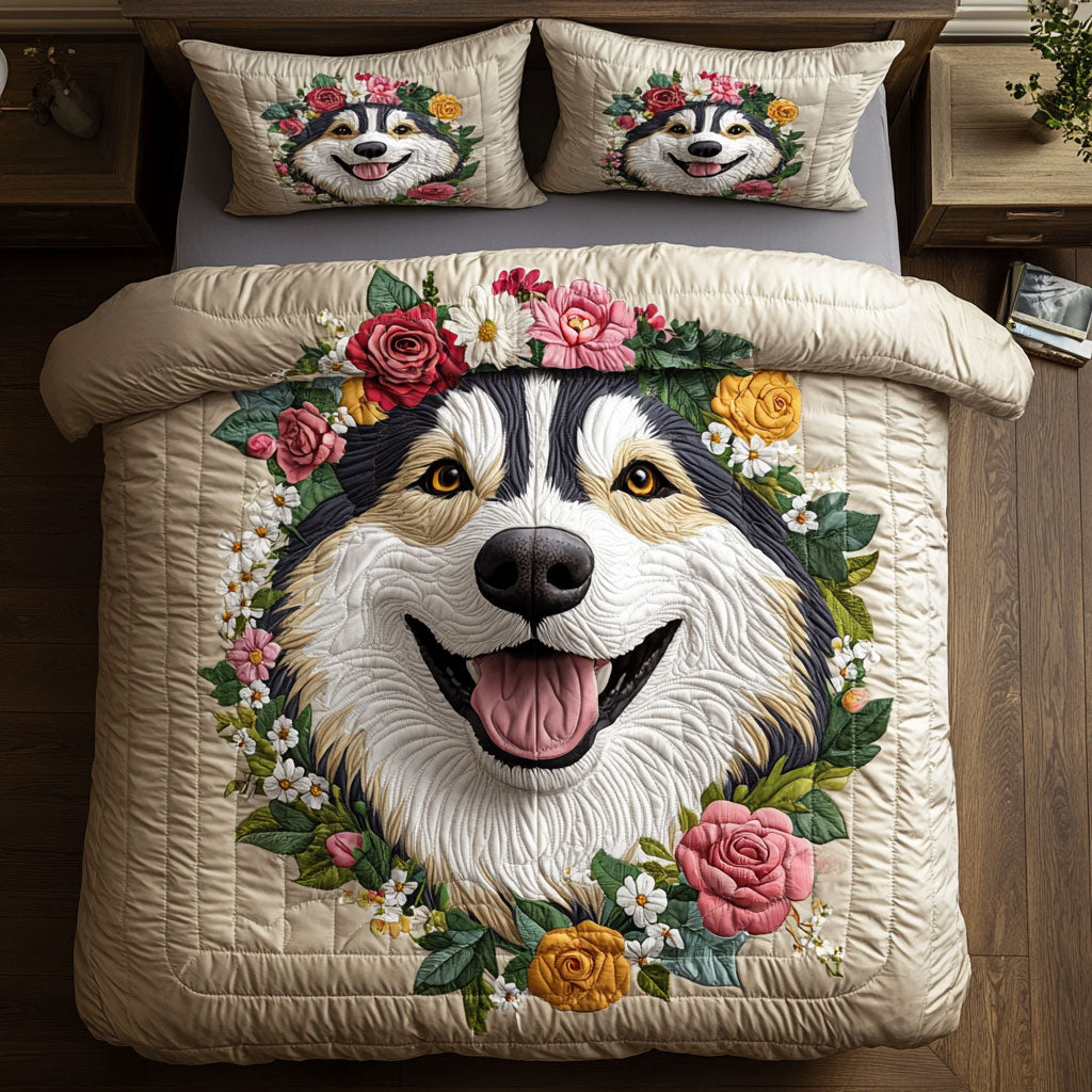 Floral Husky CP2705001CL Duvet Cover Set