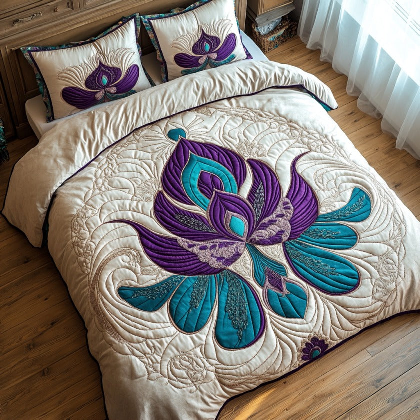 Purple Feather XR2209003CL Duvet Cover Set