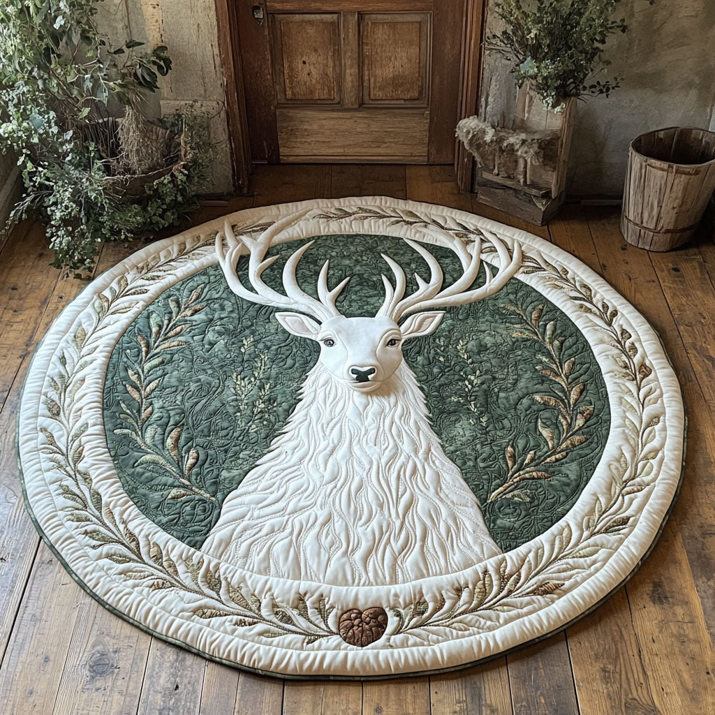 Forest Crown CP1607053CL Quilted Round Mat
