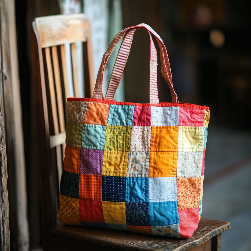 Rustic Bloom WJ2309016CL Quilted Tote Bag