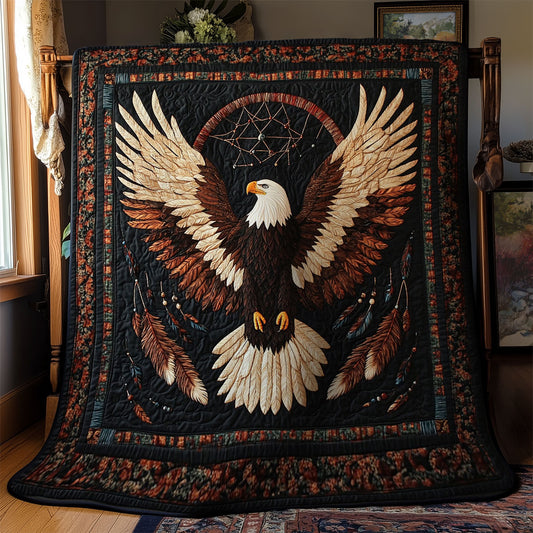 Eagle In Dreamcatcher WY2102028CL Quilt