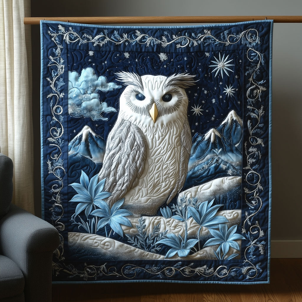 Majestic Snow Owl XK0410002CL Quilt