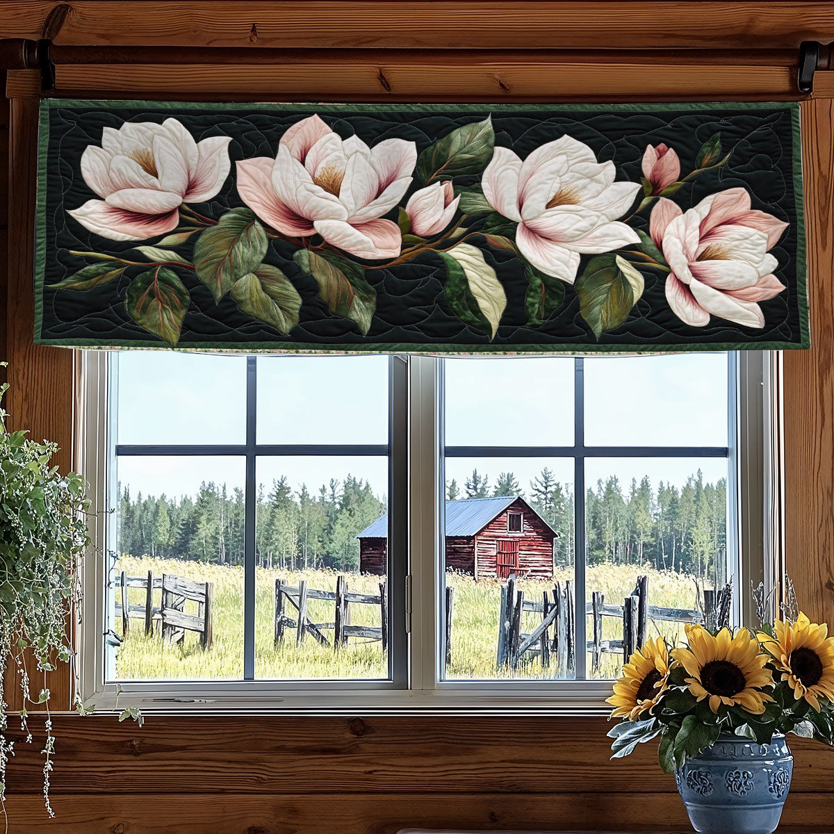 Magnolia WY2404061CL Quilted Valance