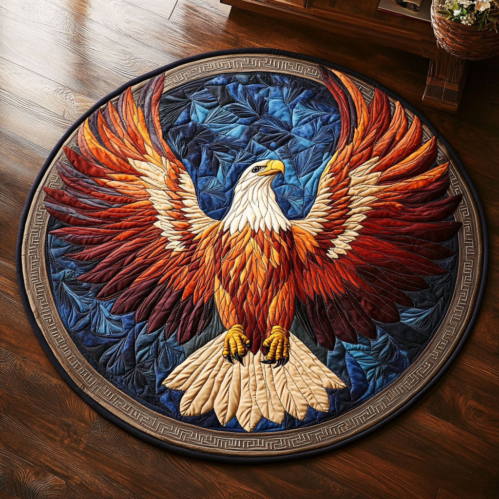 Bald Eagle CW1407005CL Quilted Round Mat