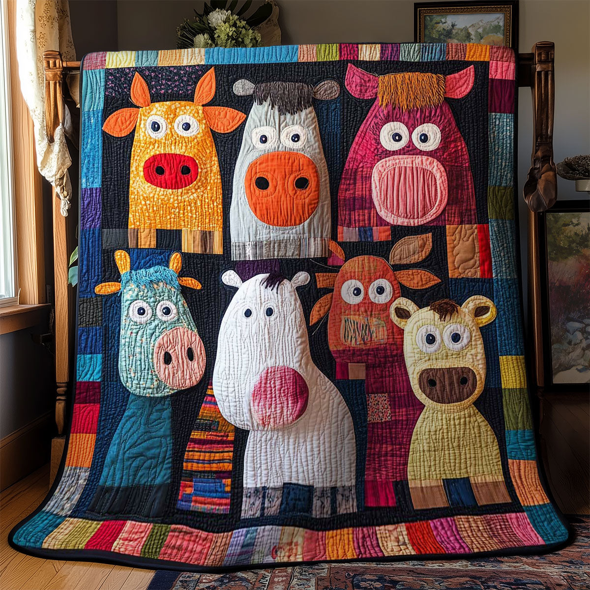Barnyard Giggles WN1803026CL Quilt