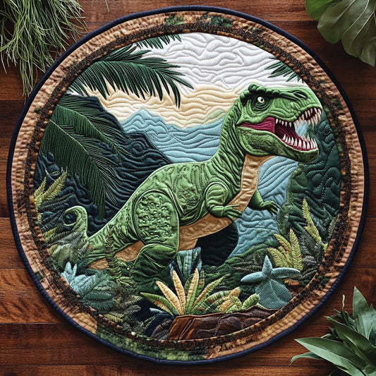 Jurassic Dreams CM2105024CL Quilted Round Mat