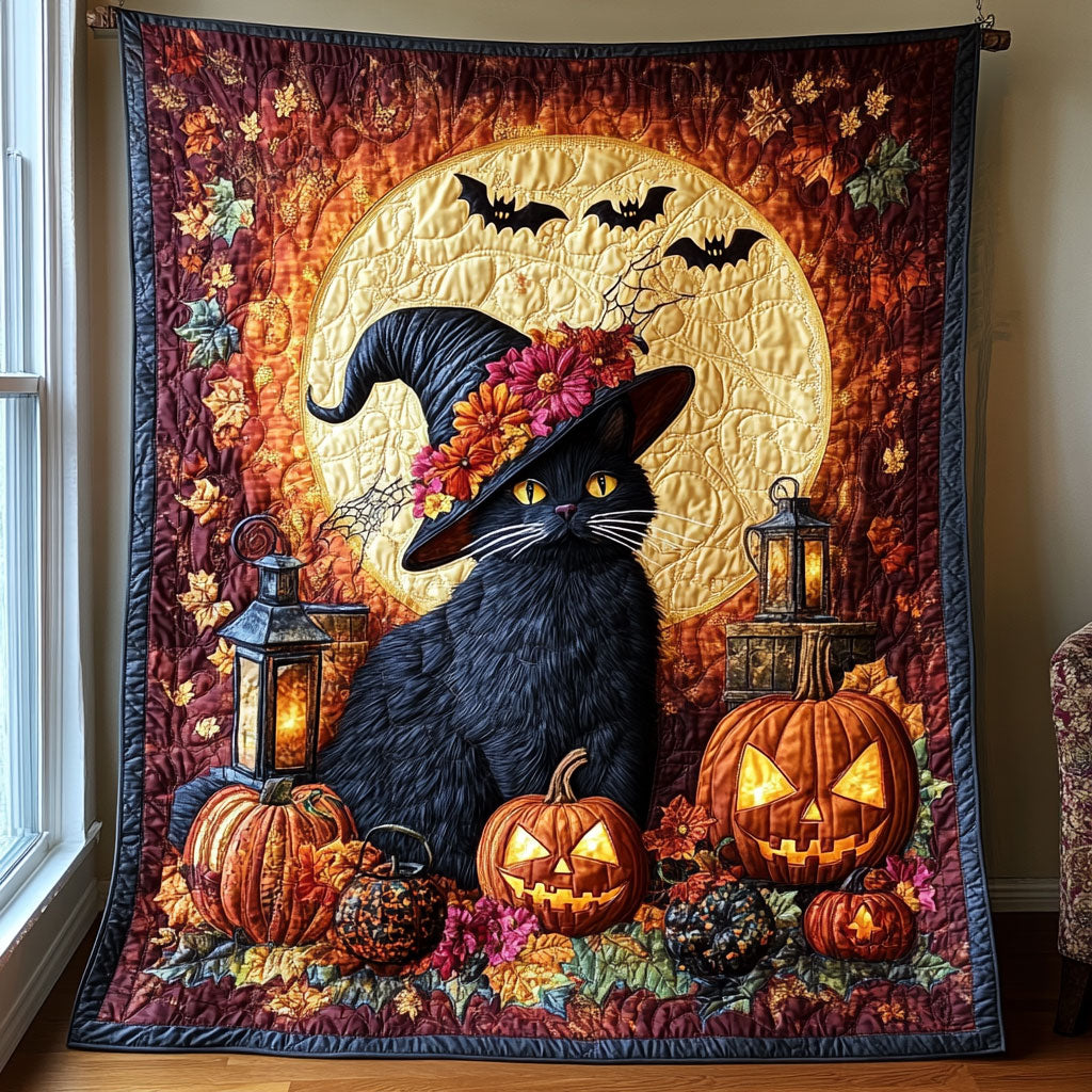 Cat Of Ember Eyes WN0708022CL Quilt