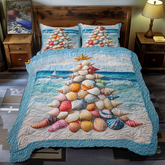 Christmas Tree Sea Shell WY2711075CL Duvet Cover Set