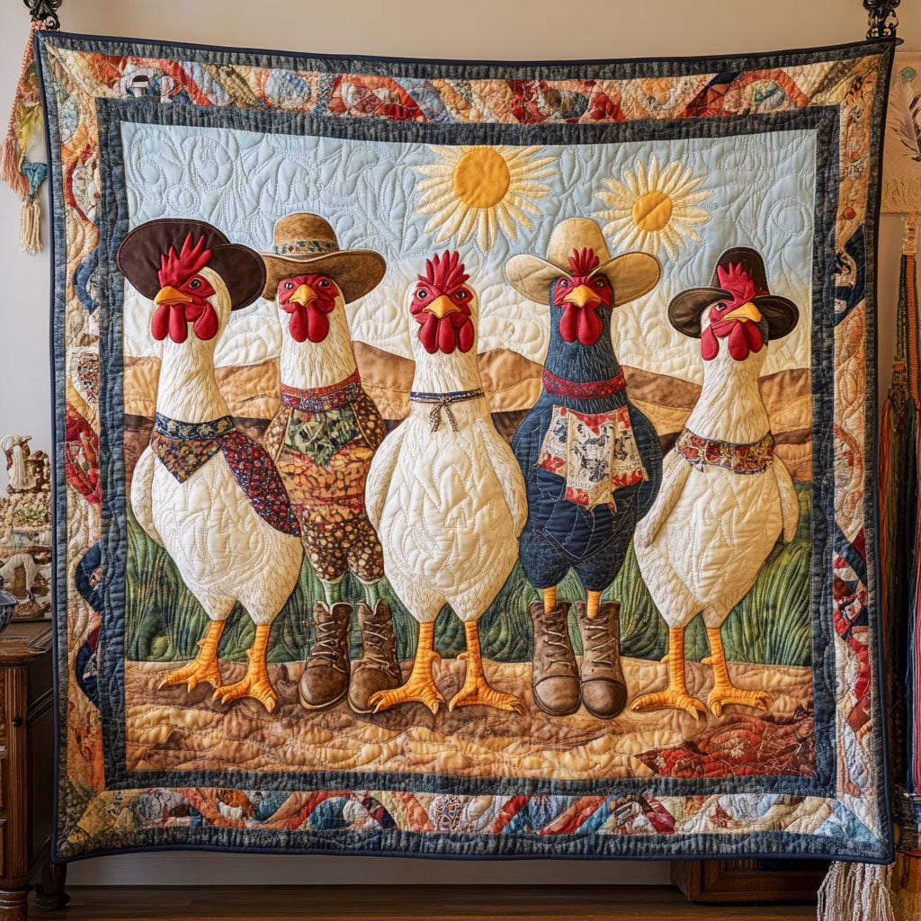Rooster Rodeo WY1308031CL Quilt