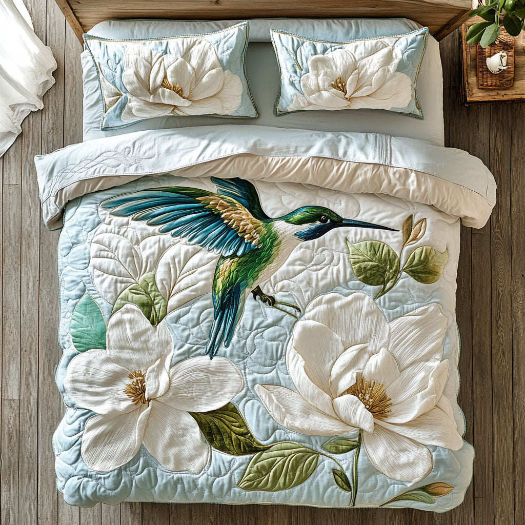 Bloom Magnolia Hummingbird CW0108007CL Duvet Cover Set