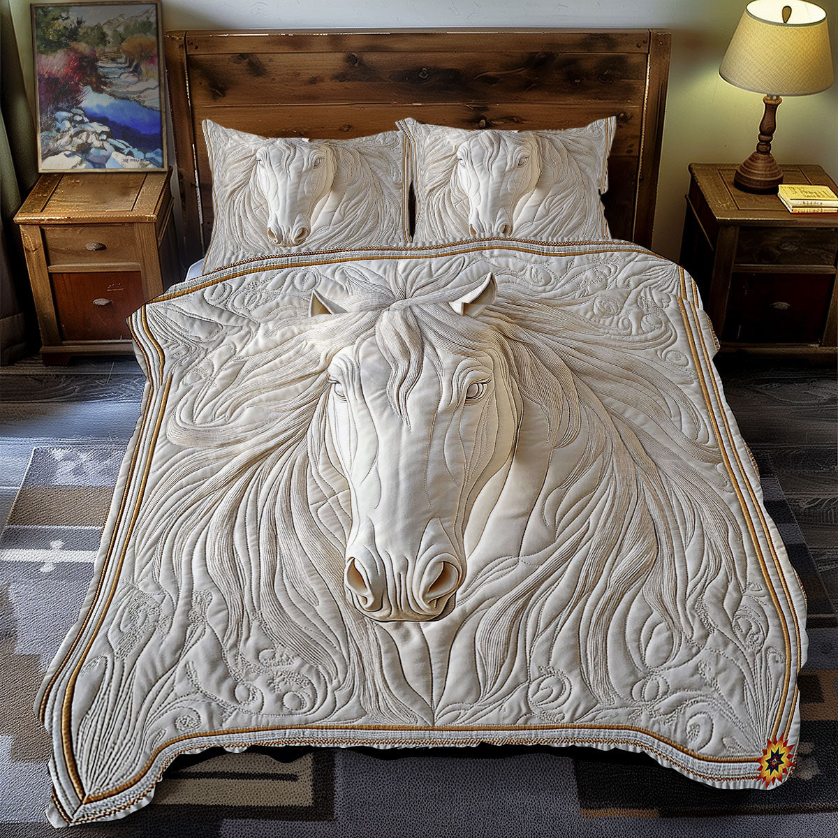 Horse WY2111056CL Duvet Cover Set