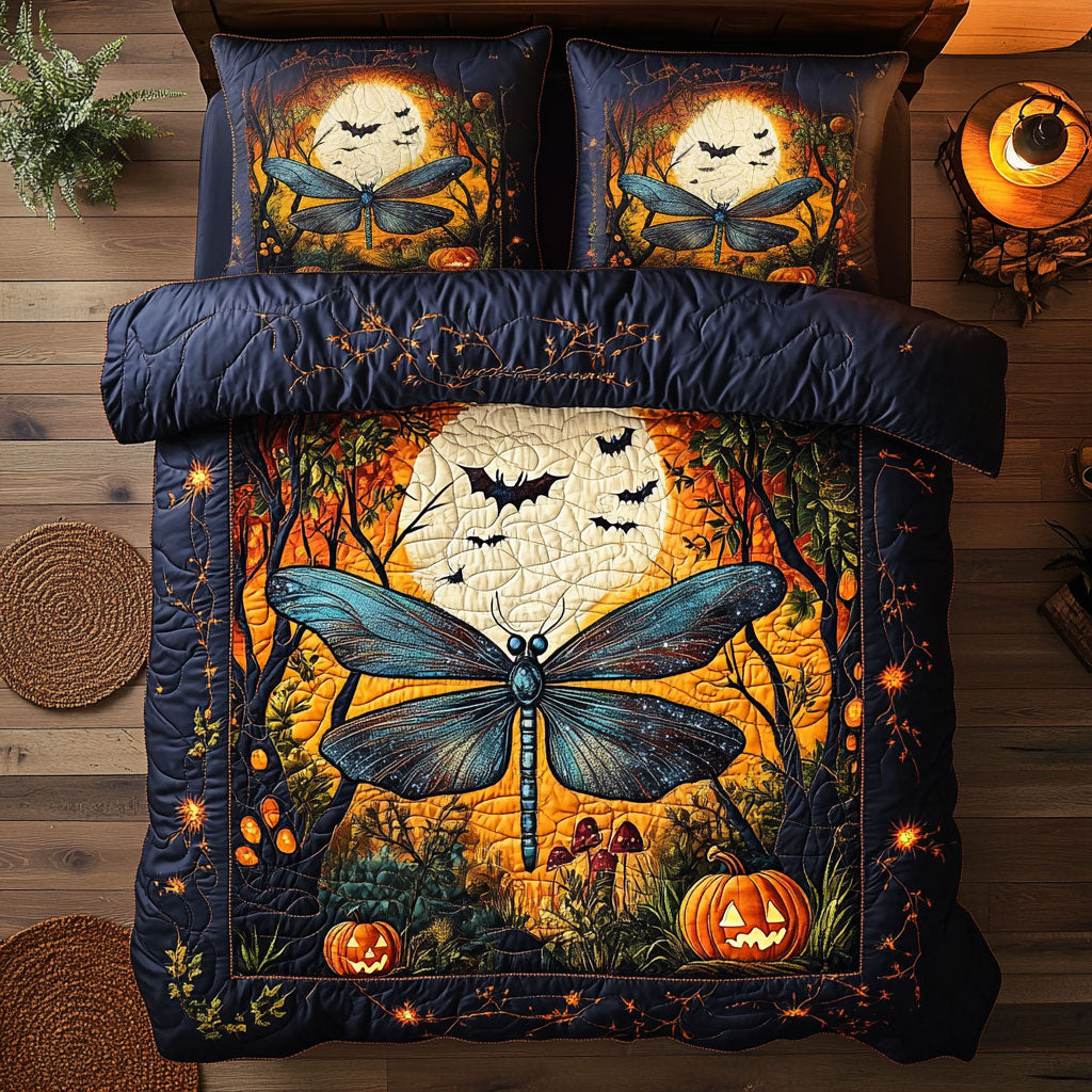 Halloween Dragonfly Night WY0608034CL Duvet Cover Set