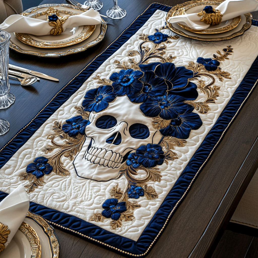 Skull Of Sapphire Grace CP0206033CL Quilted Table Runner