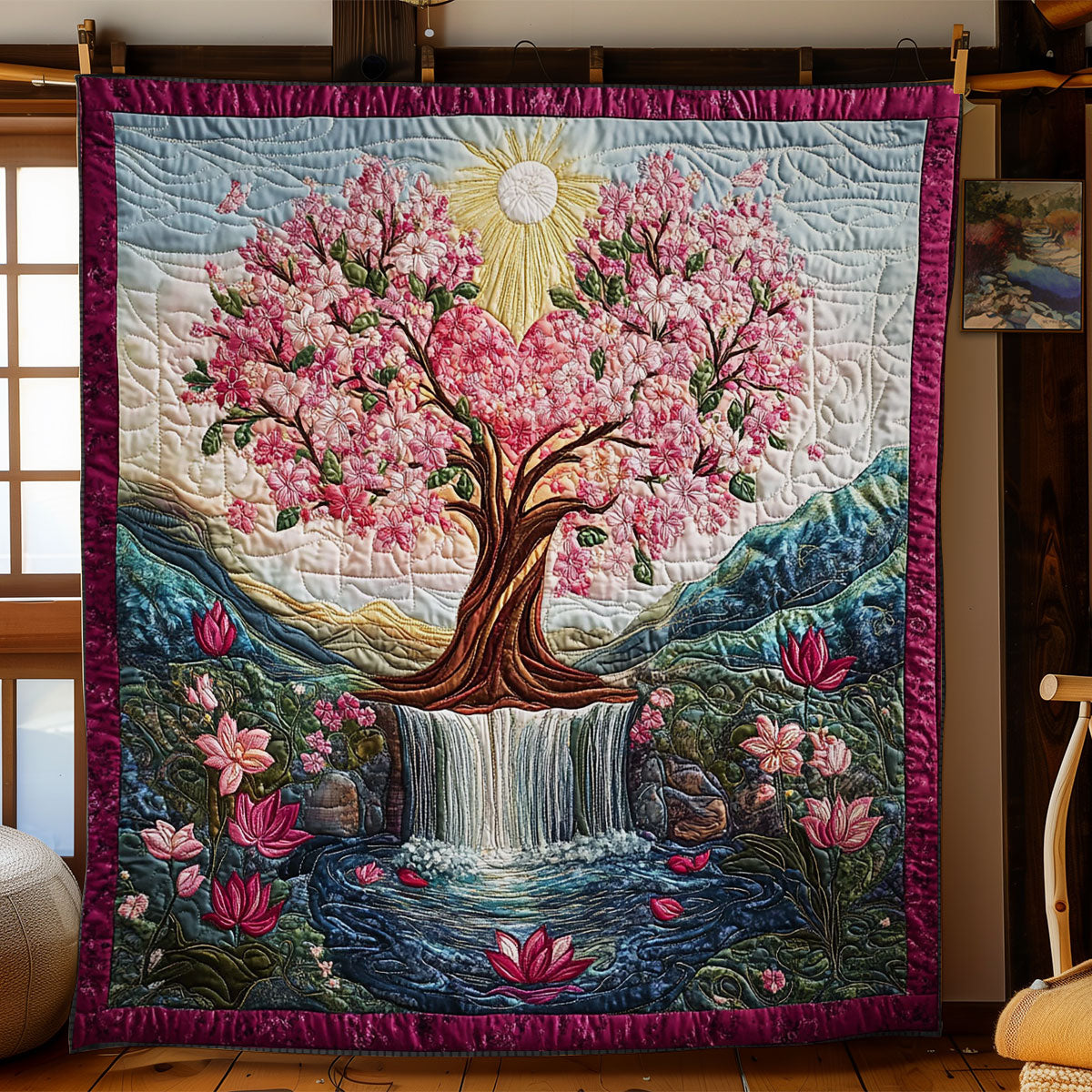 Heart Tree WY0801029CL Quilt