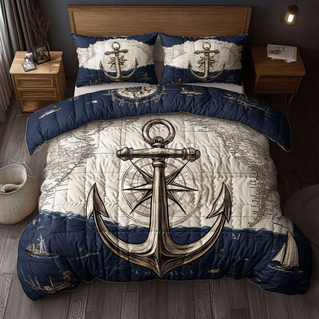 Nautical Anchor CW0306031CL Duvet Cover Set