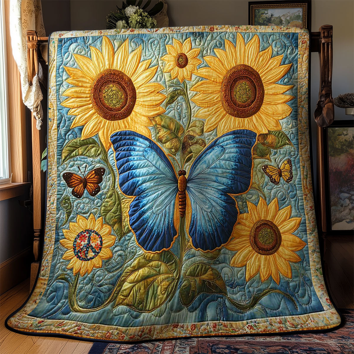 Sunny Butterfly WN1511004CL Quilt