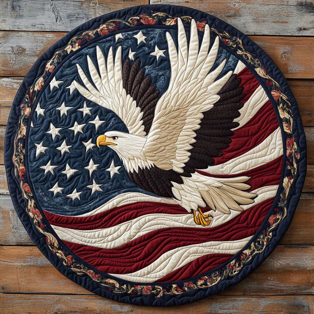 White Eagle CQ0905003CL Quilted Round Mat