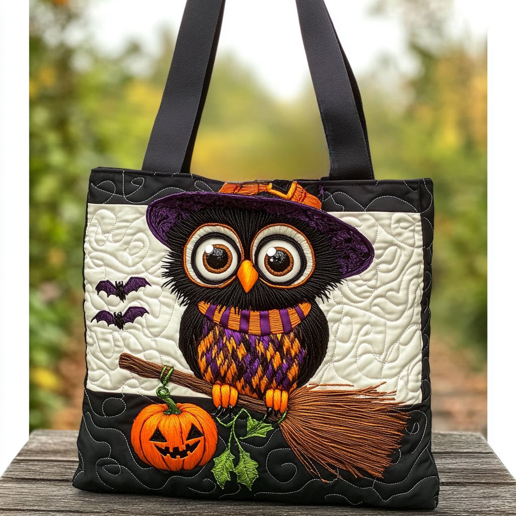 Enchanted Owl Ride WN0310020CL Quilted Tote Bag