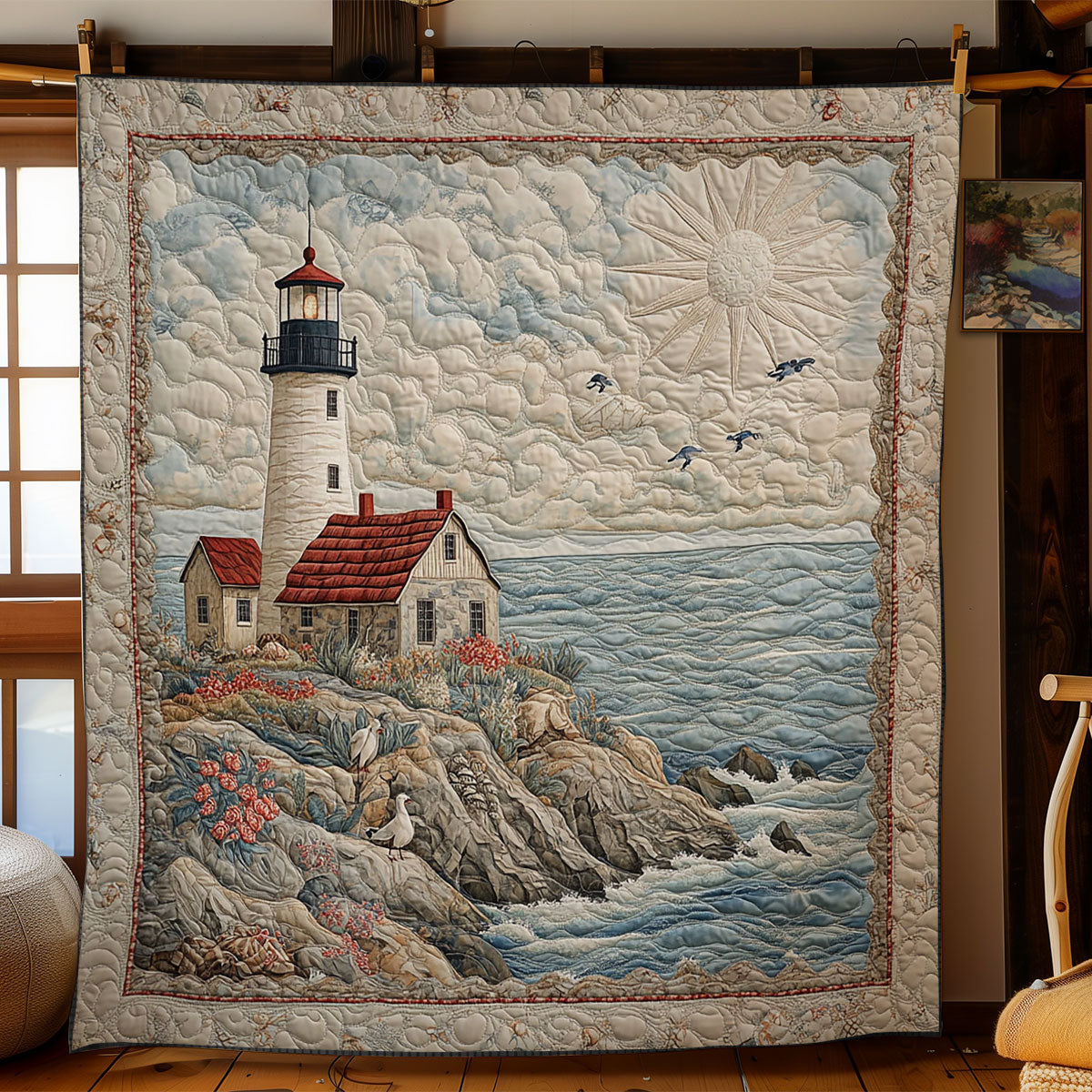 Lighthouse Retreat WN0408041CL Quilt