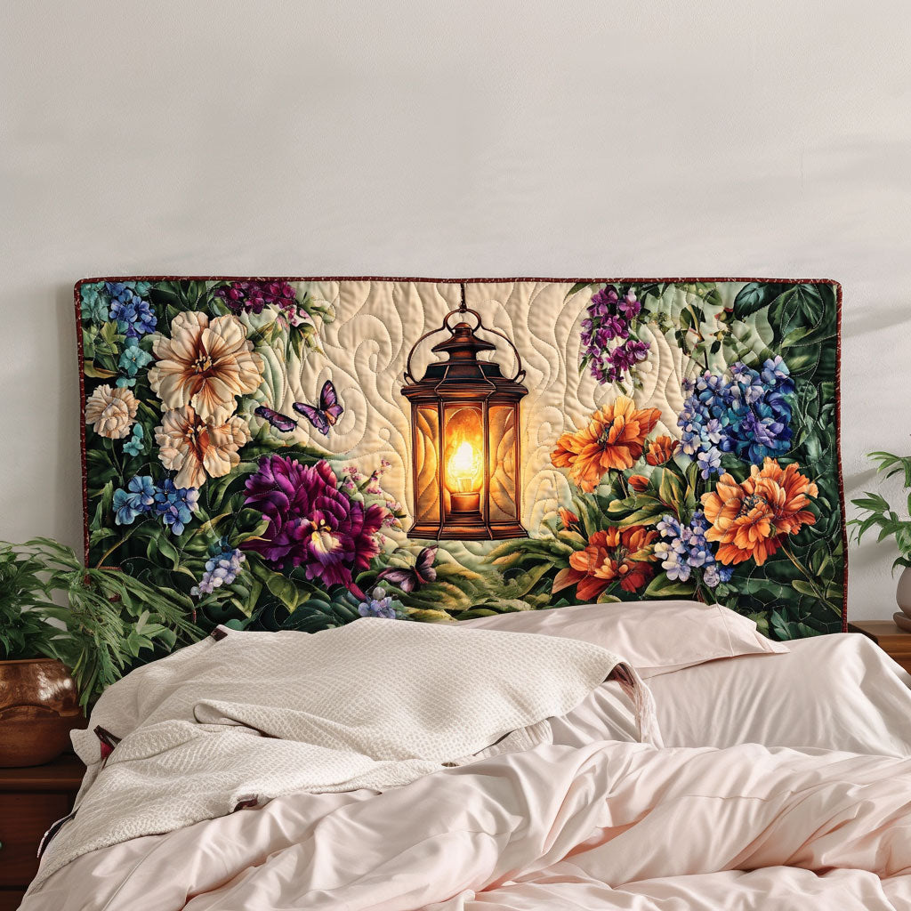 Whispering Bloom Lantern KL0201002CL Quilted Headboard Slipcover