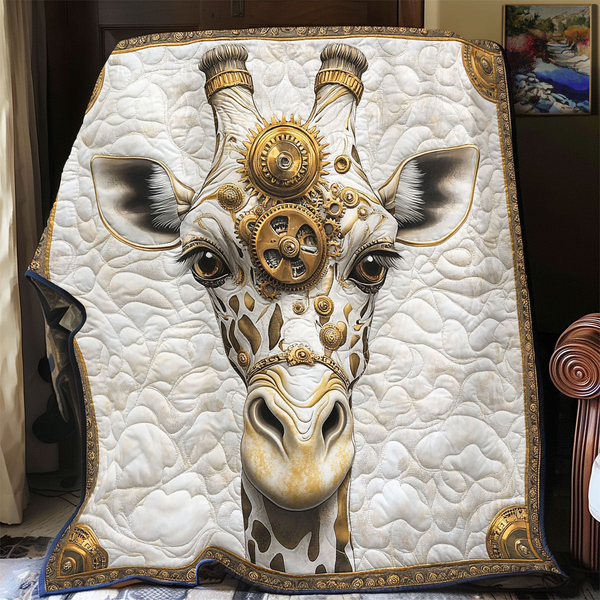 Unique Giraffe WY1401043CL Quilt