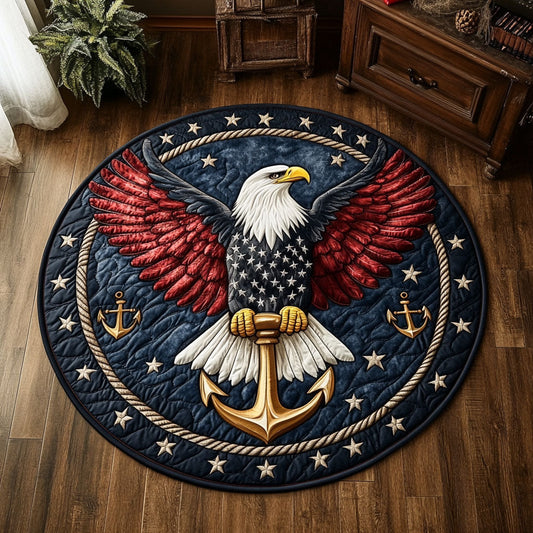 Majestic Eagle WX1206027CL Quilted Round Mat