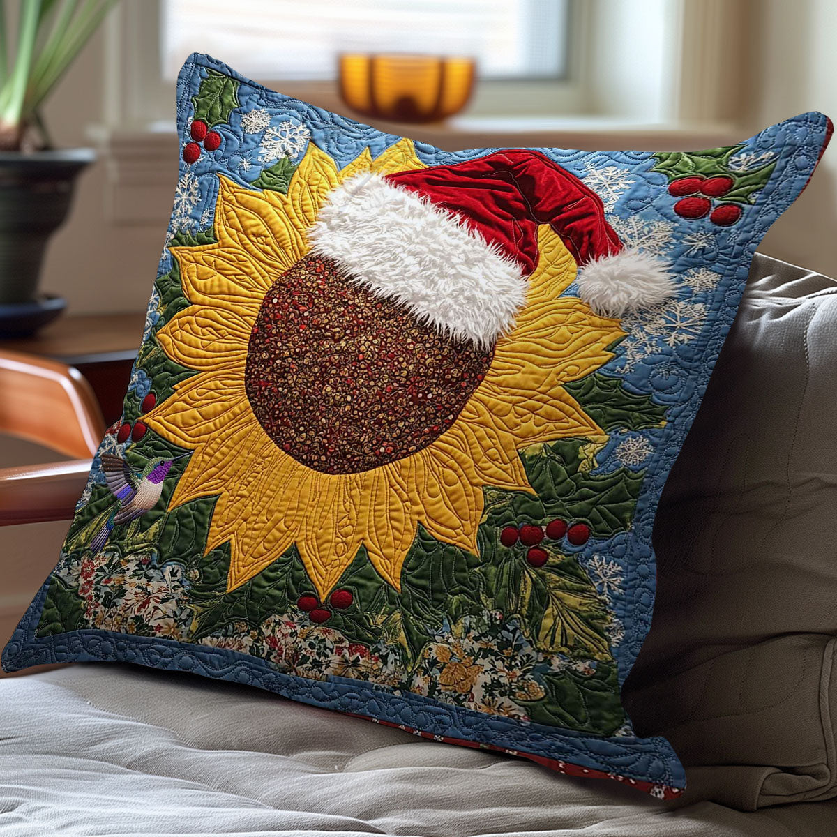 Sunflower Frost Delight WN2111040CL Quilt Pillow Case