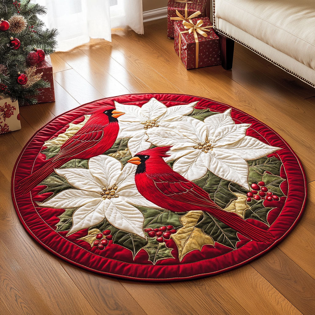 Yuletide Glow CP0410027CL Quilted Round Mat