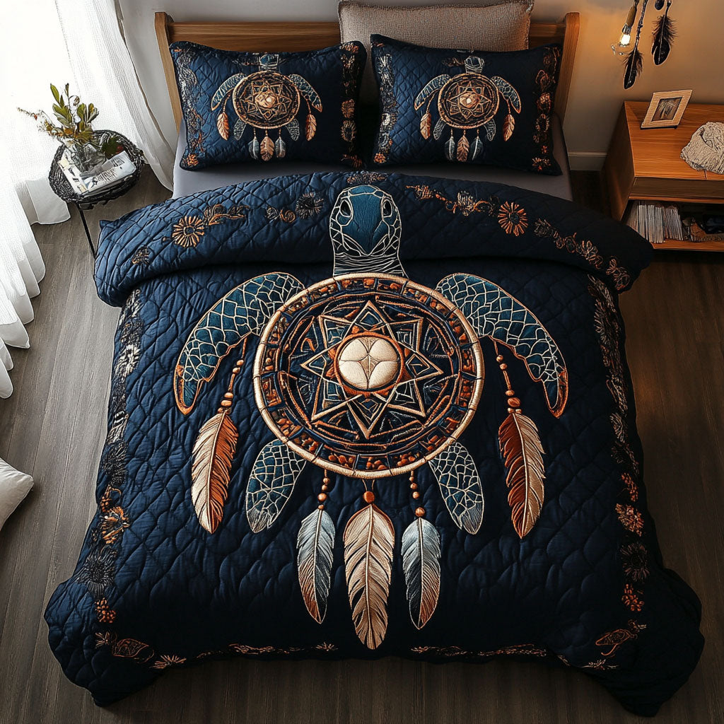 Tribal Turtle WN0909060CL Duvet Cover Set