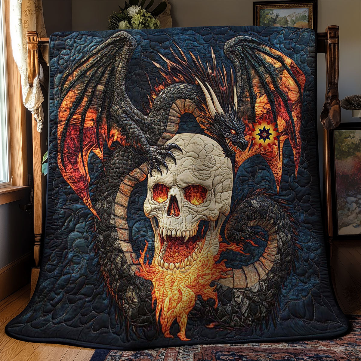 Flaming Dragon WN0612067CL Quilt
