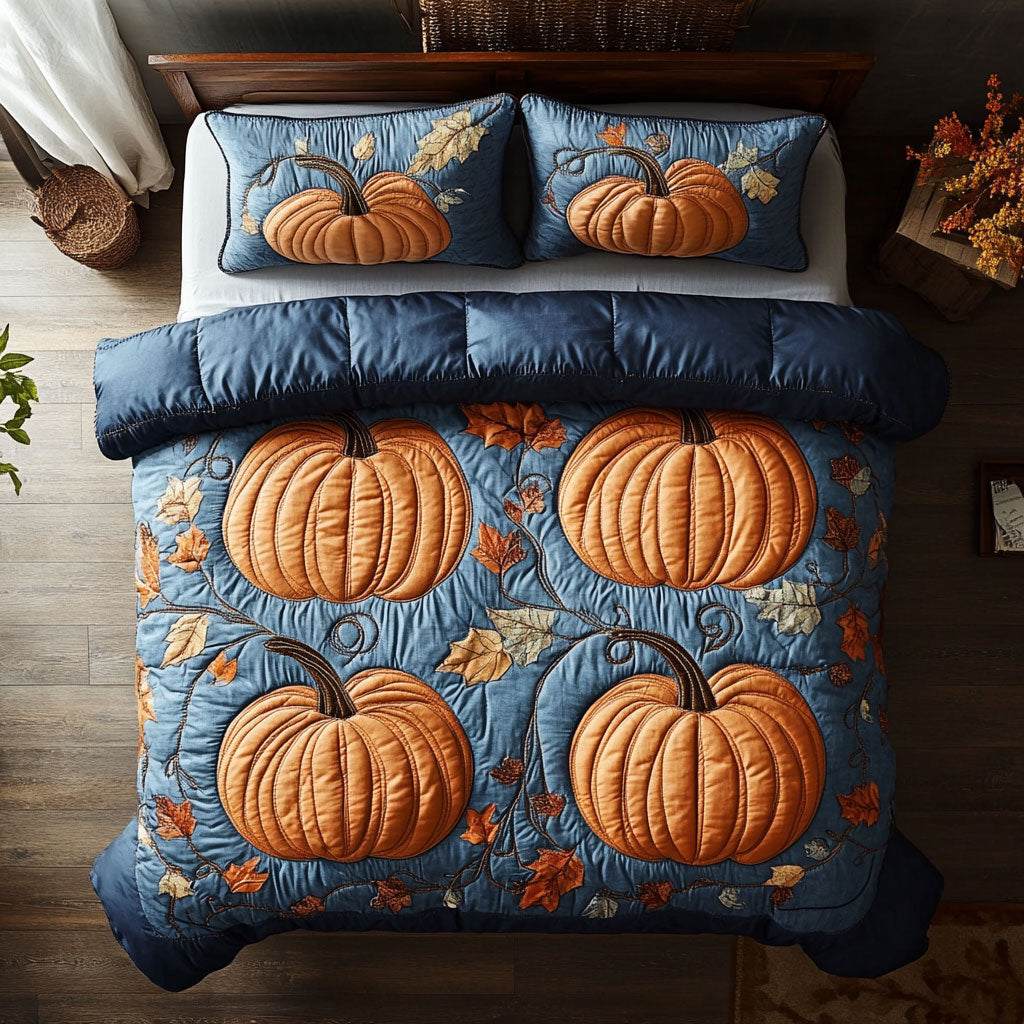 Autumn Pumpkin Bliss CW2308012CL Duvet Cover Set