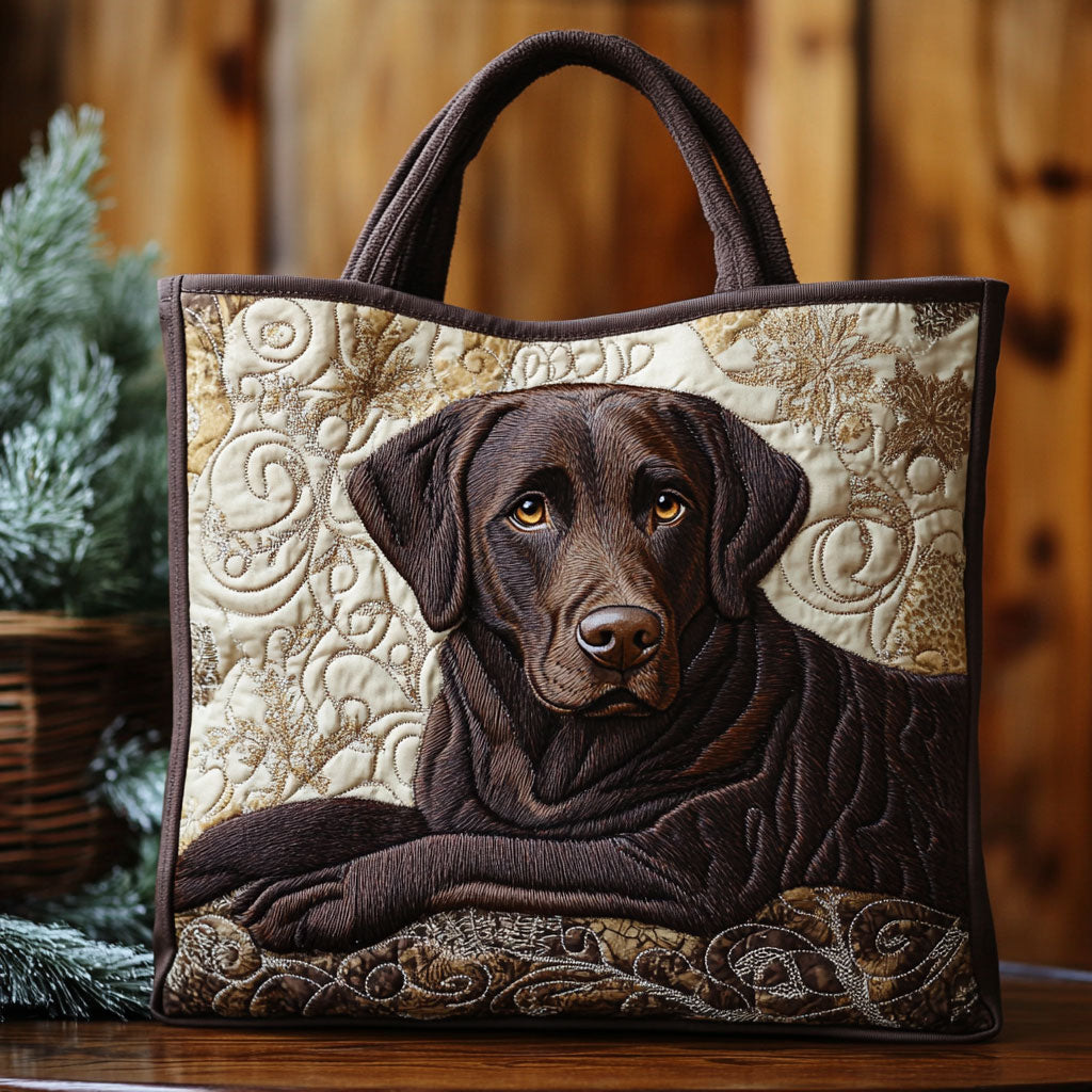 Cozy Labrador CW3010008CL Quilted Tote Bag