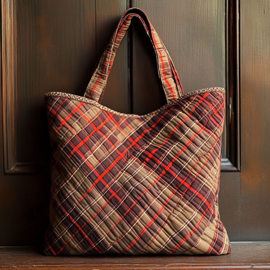 Woodlands Weave WJ2309023CL Quilted Tote Bag