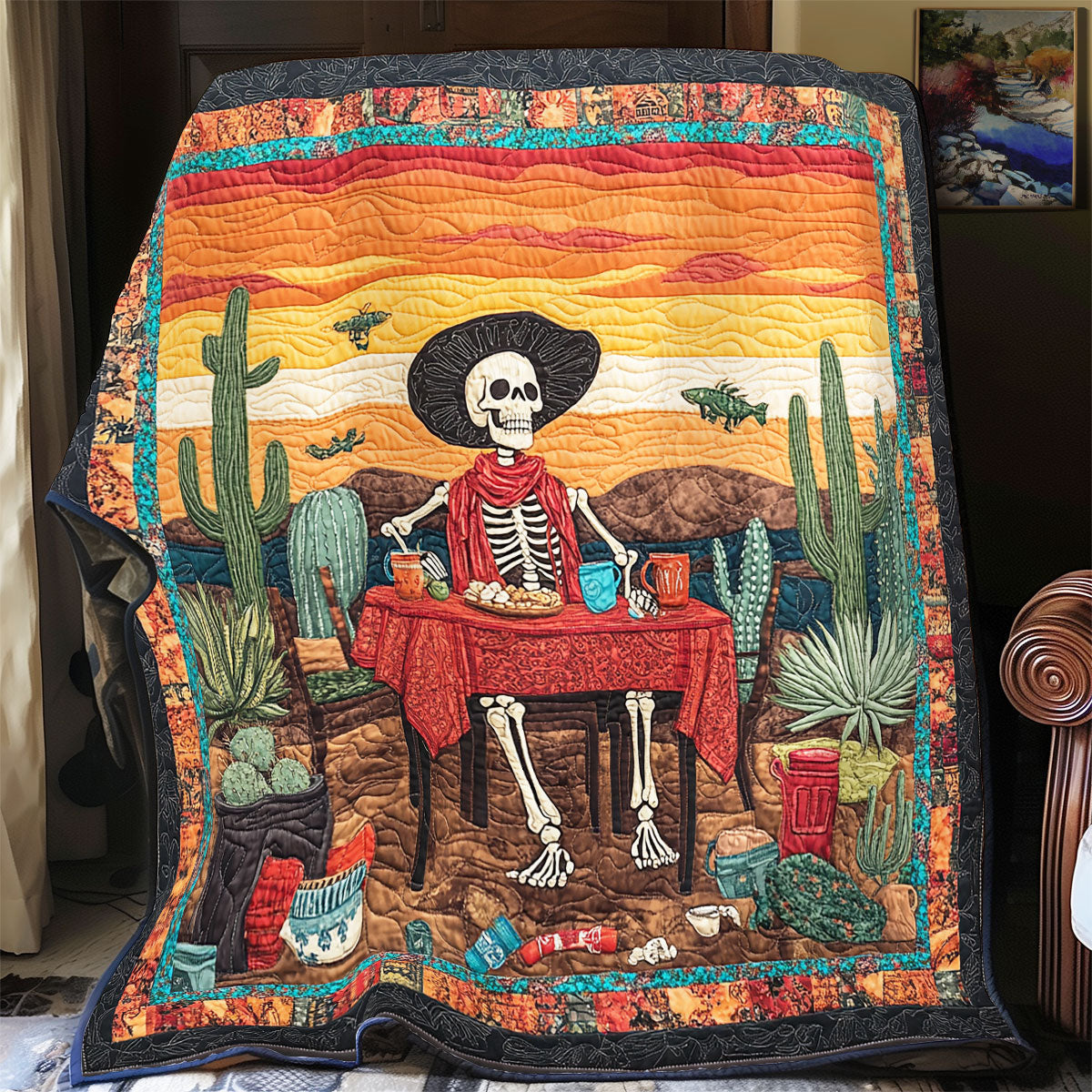 Skull Cowboy WX3105061CL Quilt