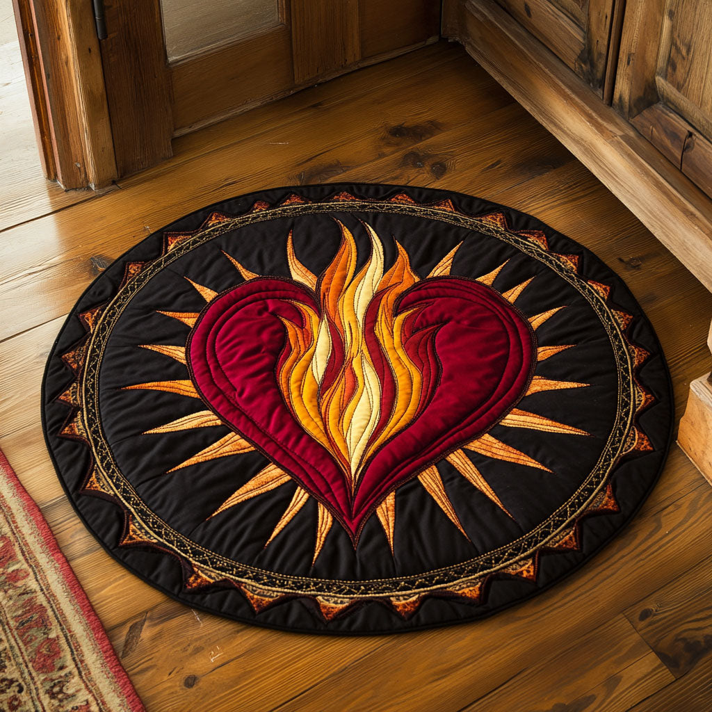 Sacred Flame CP2807054CL Quilted Round Mat