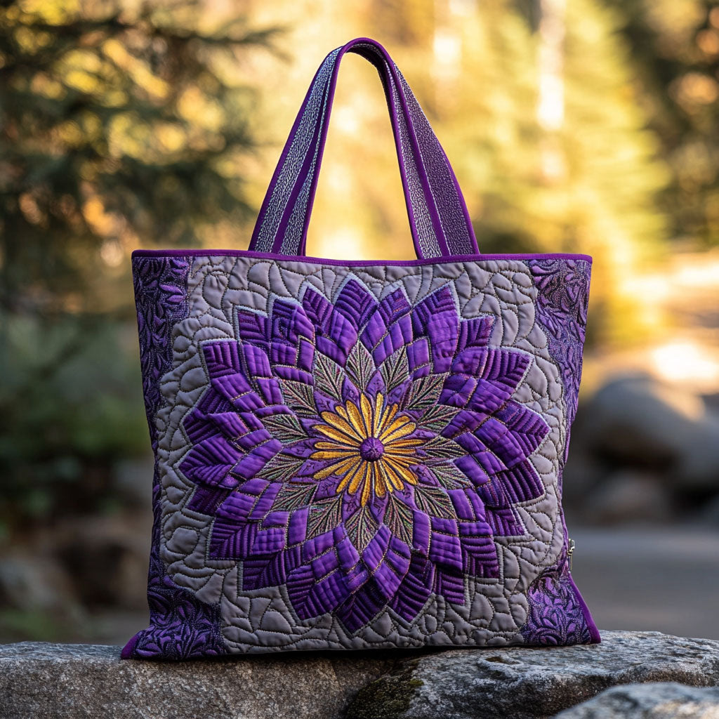 Enchanted Mandala WN2209026CL Quilted Tote Bag