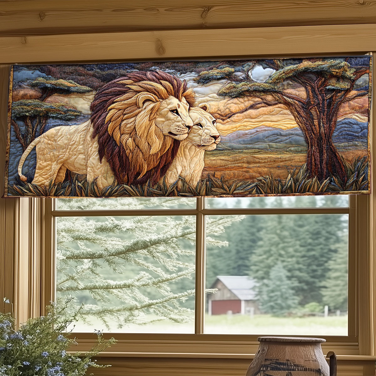 Royal Companions WJ0705023CL Quilted Valance