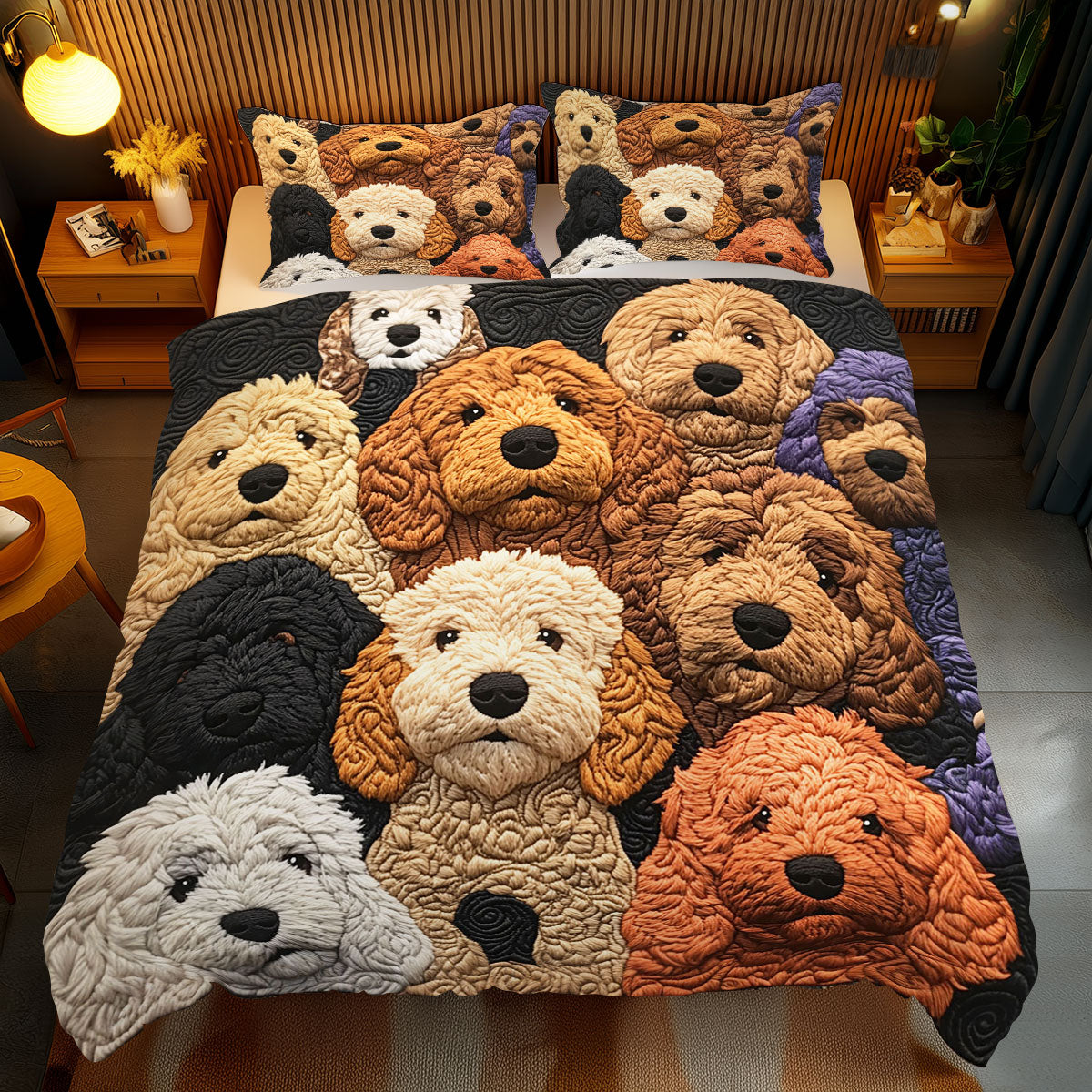 Doodle Dog WJ0512045CL Duvet Cover Set