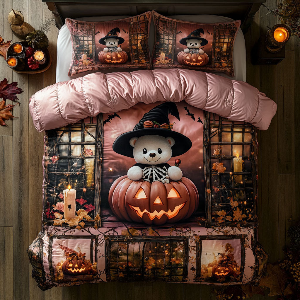 Candy Blossom Teddy Bear WN1208011CL Duvet Cover Set