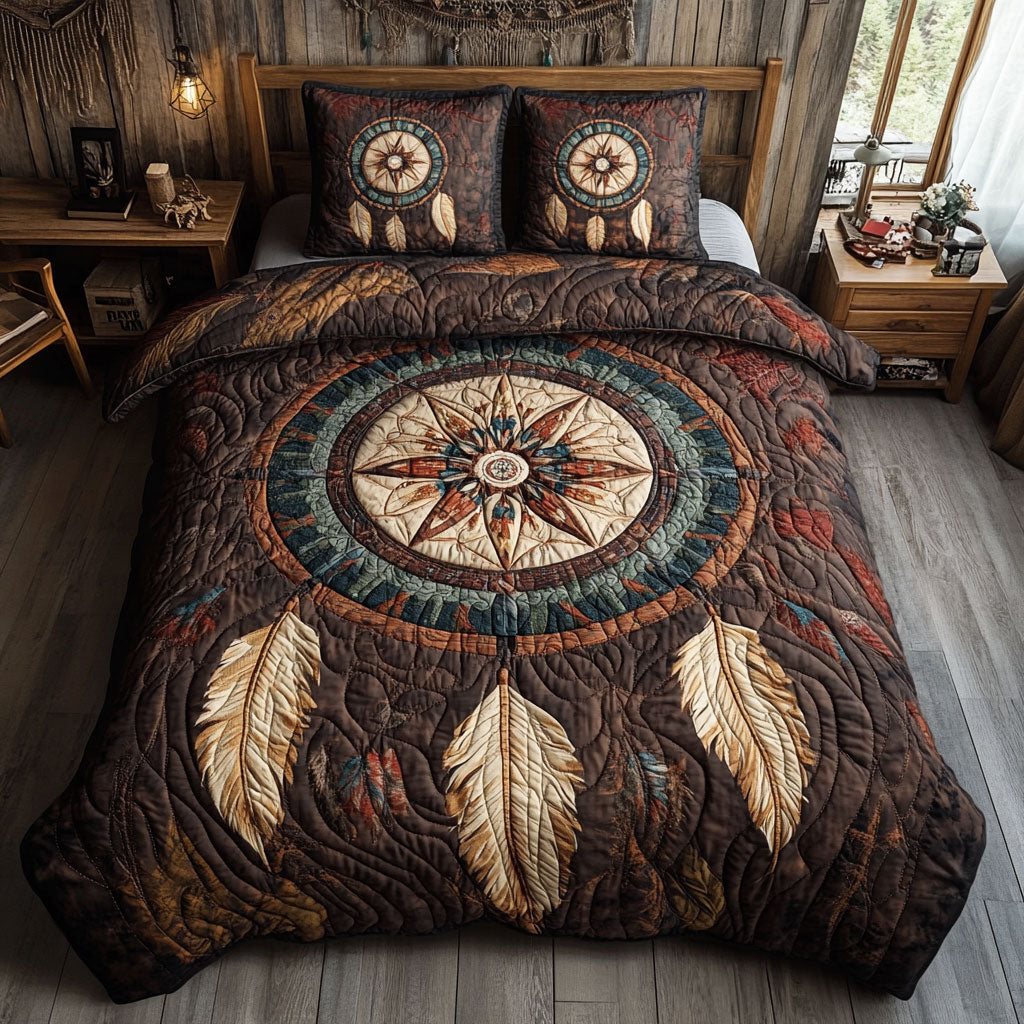 Feather And Compass WY1802053CL Duvet Cover Set