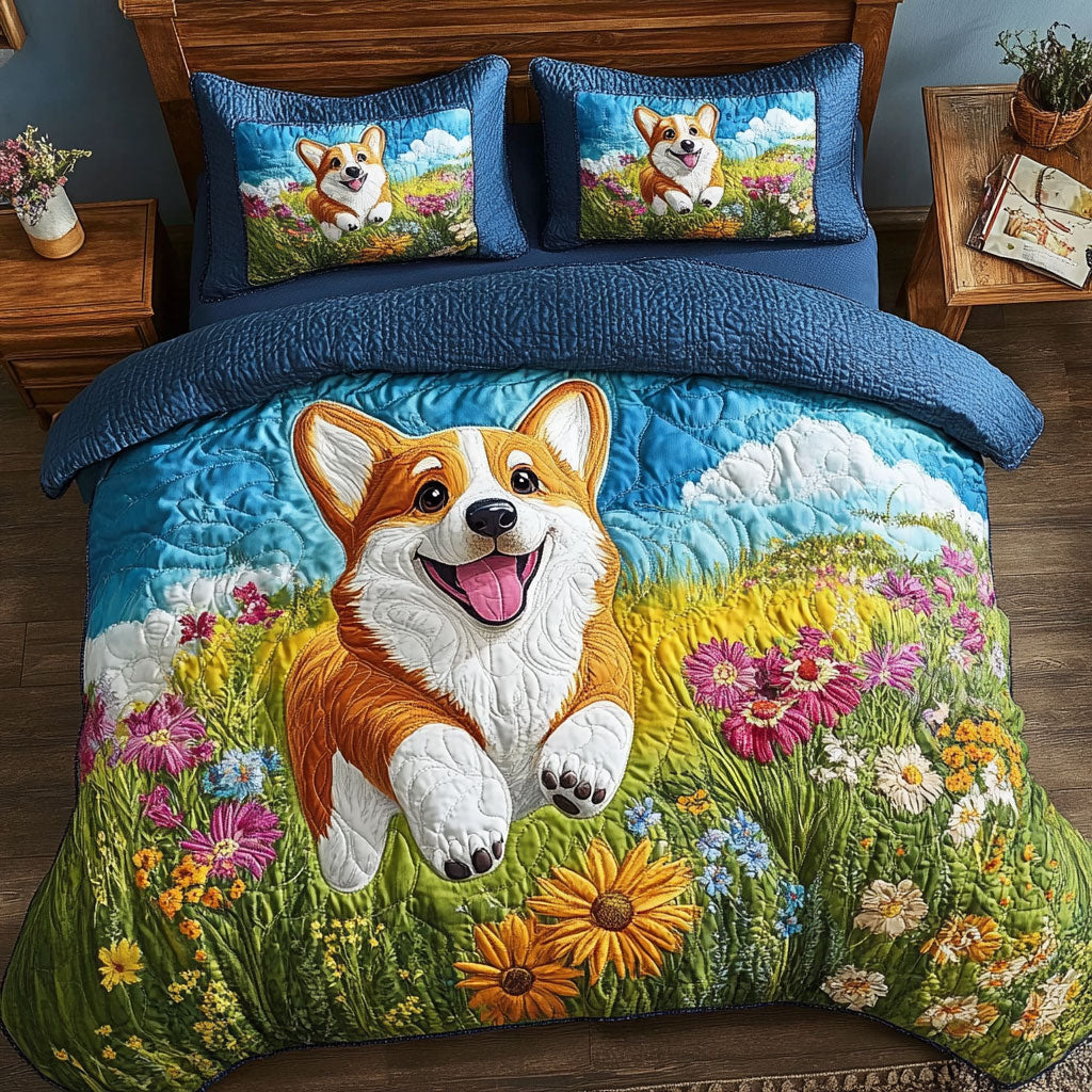 Smile Corgi CW0108025CL Duvet Cover Set