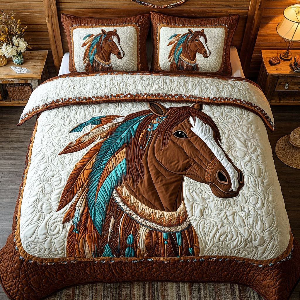 Horse Native American CW1306025CL Duvet Cover Set
