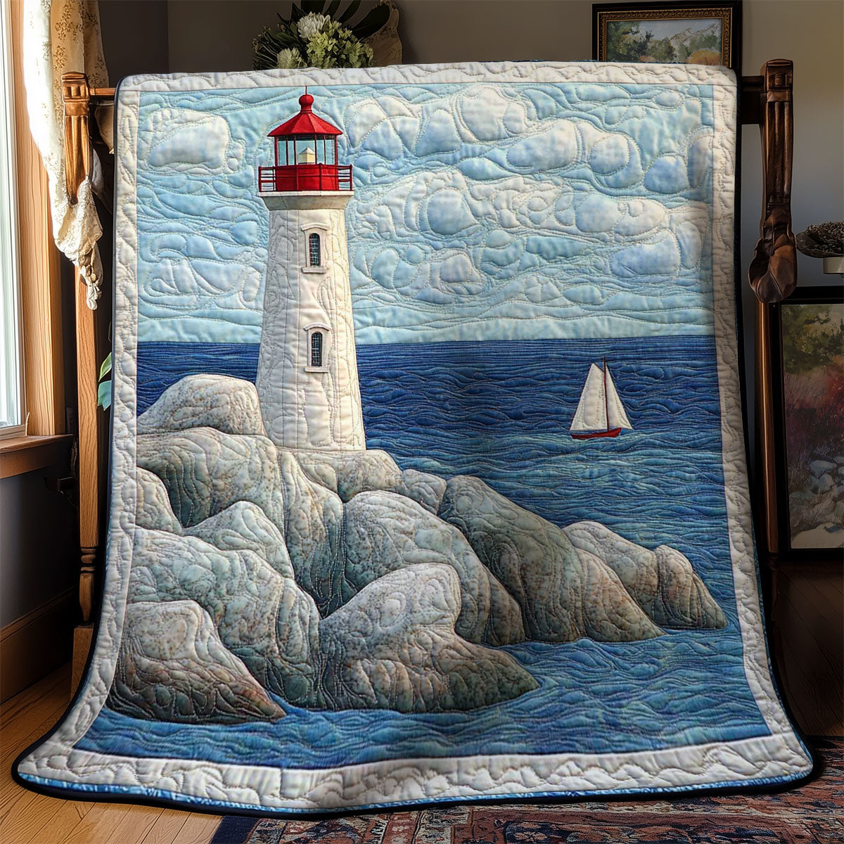 Lighthouse Guardian WN2503085CL Quilt