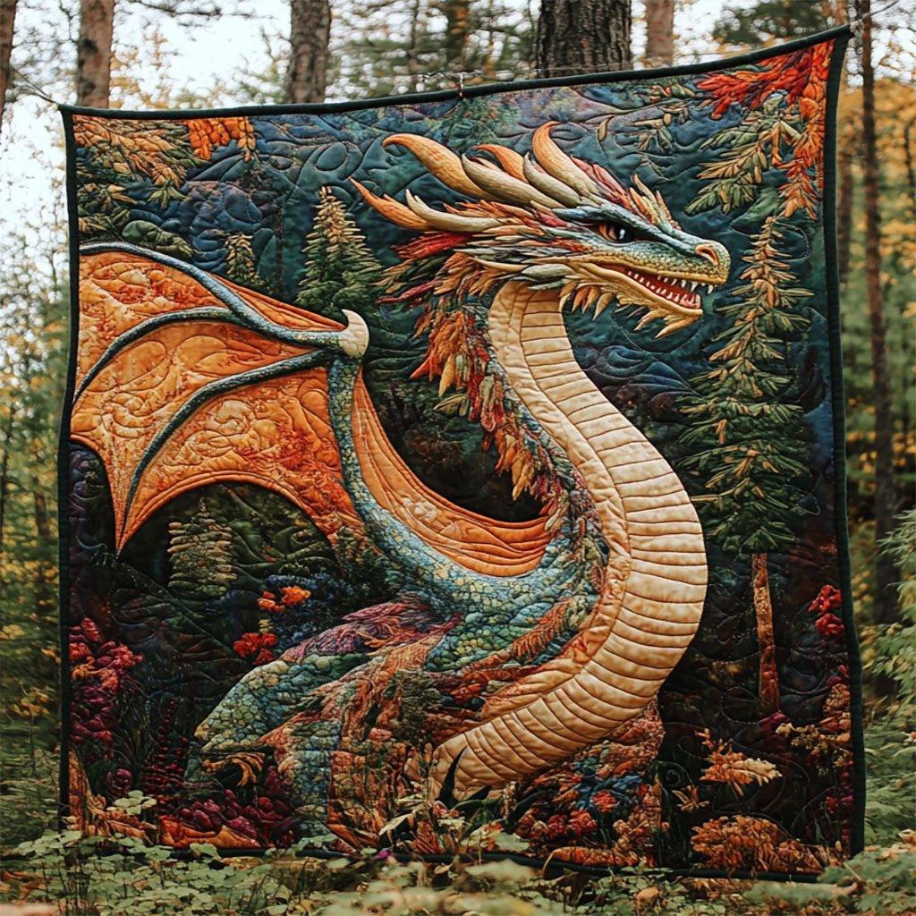 Dragon In The Forest WJ2404001CL Quilt