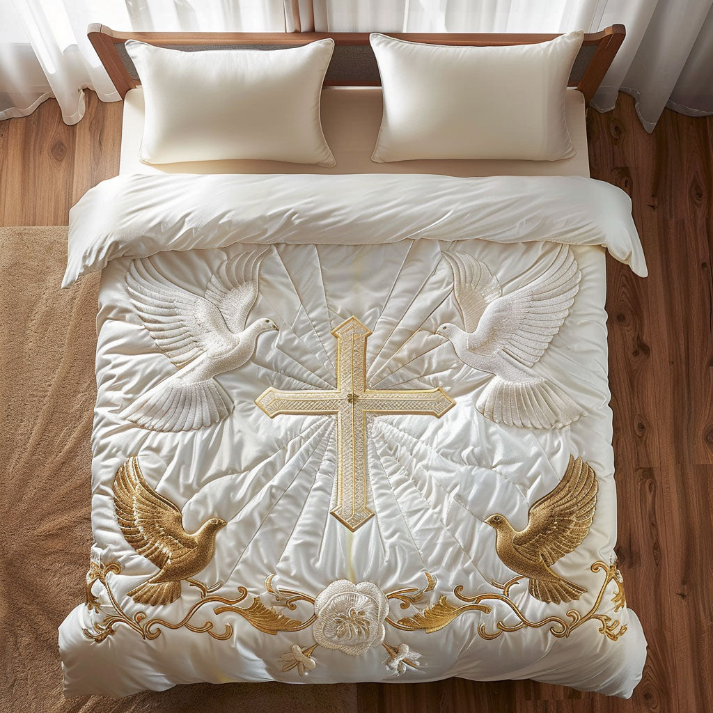 Dove of Peace CW2808024CL Duvet Cover Set