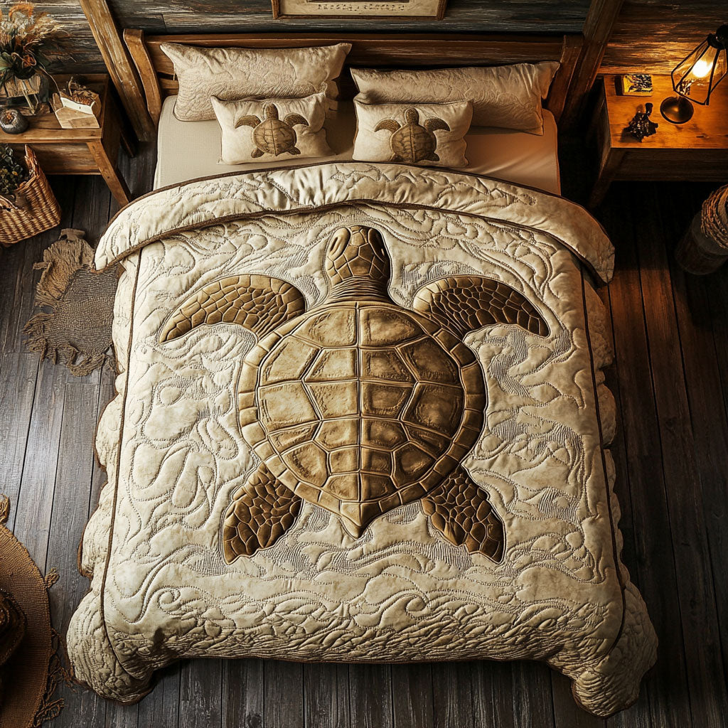 Turtle Abstract WY1801040CL Duvet Cover Set