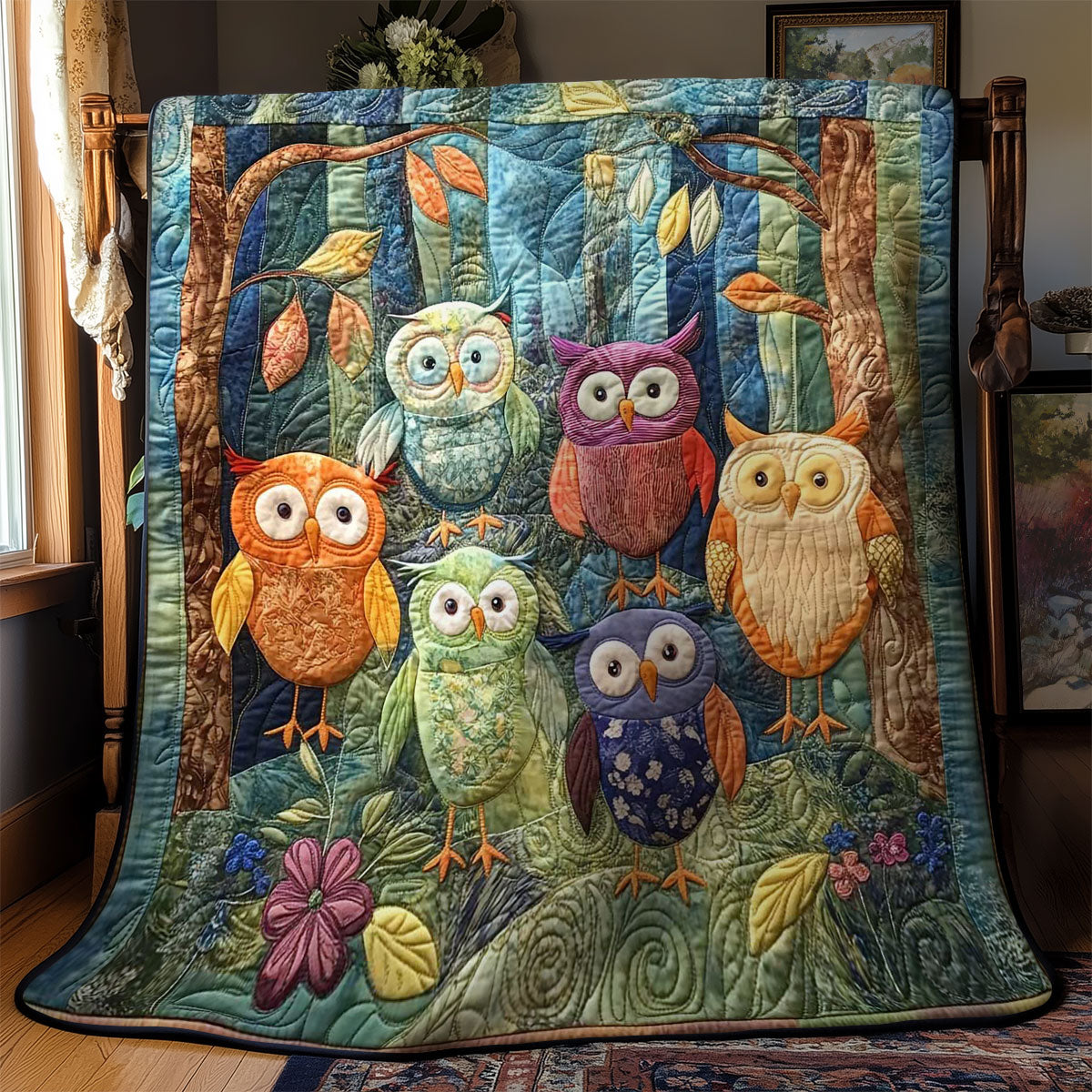 Owl Eyes Galore WN2503106CL Quilt