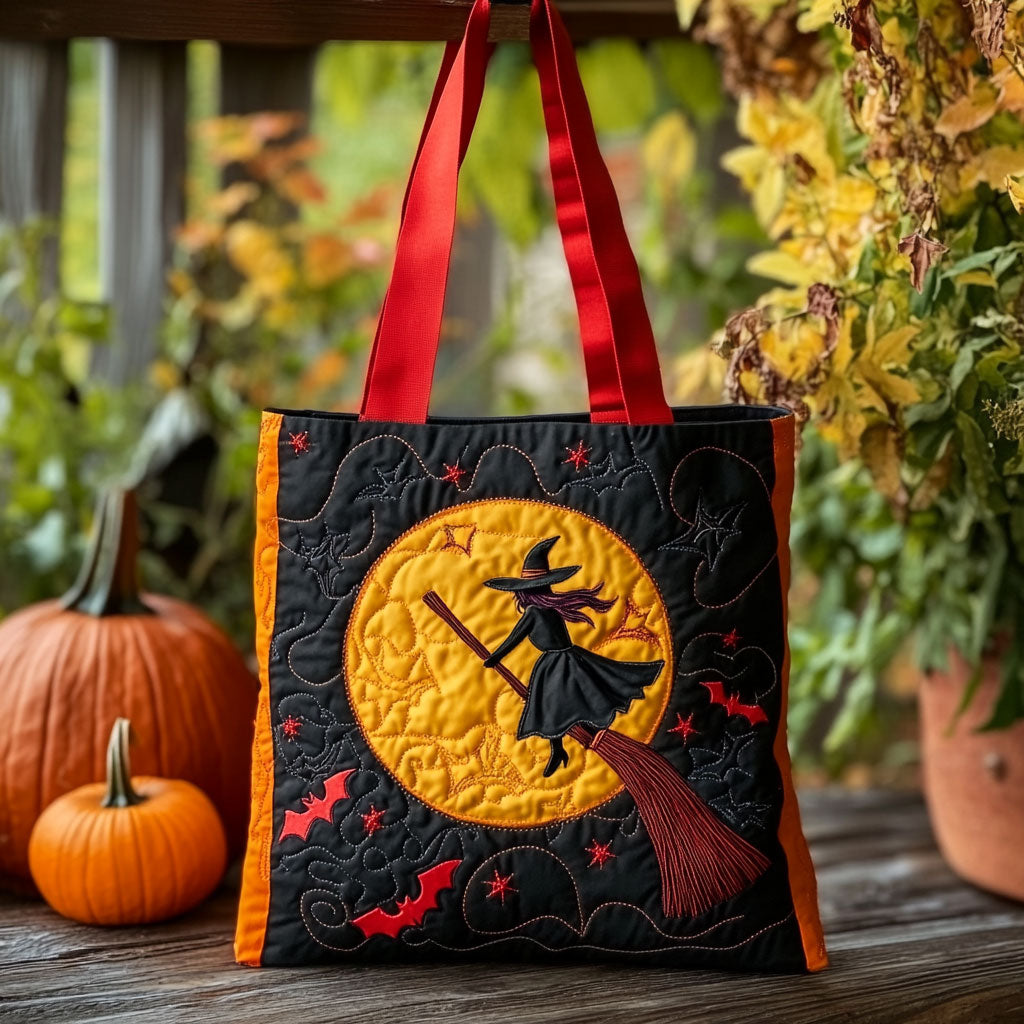 Midnight Witch WN2709050CL Quilted Tote Bag