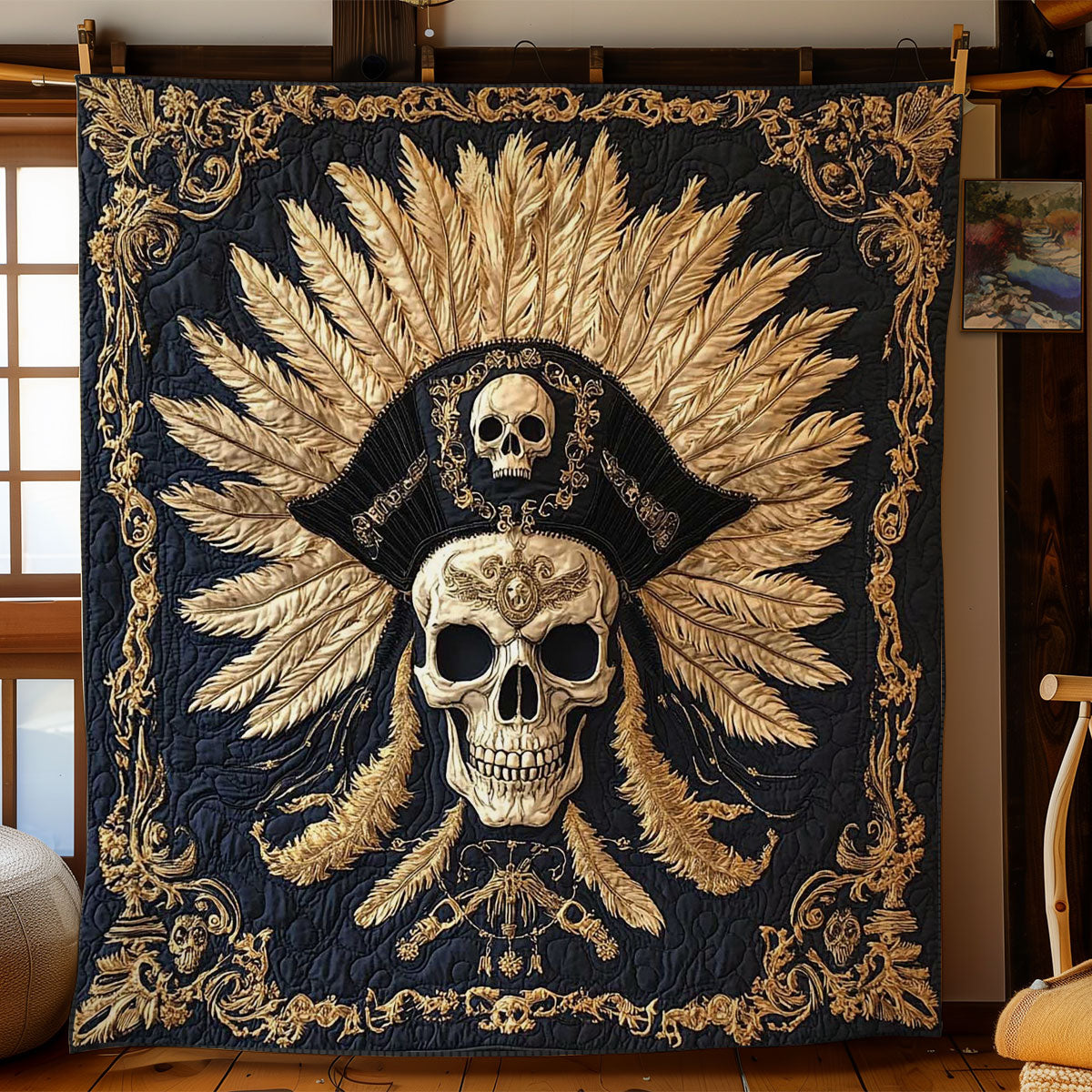 Skull Crown WN1705066CL Quilt
